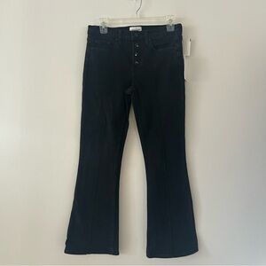 NWT Cotton Citizen Fly Flare Crop Denim Jeans Size 26